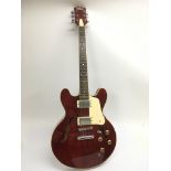 A Tanglewood Memphis electric guitar with double c