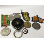 Two First World War medals awarded to CAPT.A.B.INC