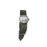 A Vietnam made US Army plastic manual wrist watch