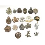 19 x British Army Cap Badges.