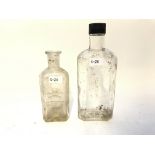 2 x WW2 German poison bottles