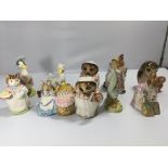 A collection of ten Beswick and Royal Albert Beatr