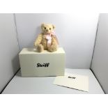 A Steiff bear The Royal Baby Blonde Bear sold with
