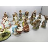 A collection of fifteen Beswick and Royal Albert B