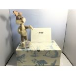 A Steiff Bugs Bunny 26 figure with paperwork hangi