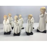 A set of Royal Doulton Bedtime figures (7) no dama