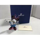 A Swarovski Coloured Crystal Disney Minnie Mouse f