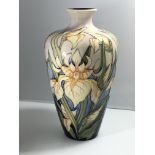 A large Moorcroft vase Windrush pattern. Height 32