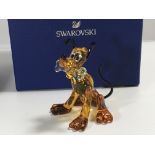 A Swarovski Coloured Crystal Disney figure of Plut