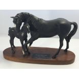 A Beswick Connoisseur model of black Beauty with F