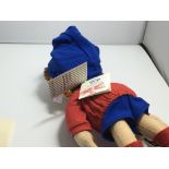 A Steiff Noddy figure with hanging tags and in ver