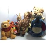 A large collection of Disney store soft figures Ti