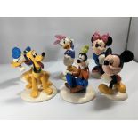 A set of six Royal Doulton Disney Mickey Mouse col