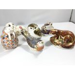 A collection of Royal Crown Derby Porcelain paperw