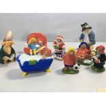 A collection of Coalport Characters Paddington Bea