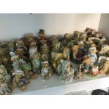 A large collection of Cherished Teddies limited ed