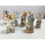 A collection of six Royal Worcester Peter Rabbit l