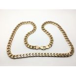 A heavy 9ct gold Italian necklace, approx 100g.