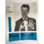 A signed Bruce Forsyth programme, music annuals an