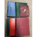 6 vintage world stamp and first day cover albums.