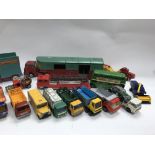 A collection of diecast toys including Corgi, Matc
