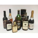 A collection of unopened whiskey including Glenfid