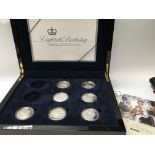 A Royal Mint commemorative 2006 silver proof Her M