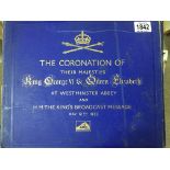 A coronation of King George & Queen Elizabeth mast