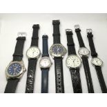 Seven mixed watches comprising Rotary and Ingersol