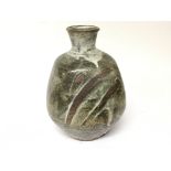 A Contemporary studio art pottery vase attributed