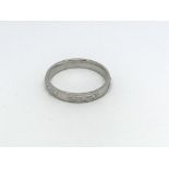 An 18ct white gold and diamond ring, approx 0.50ct