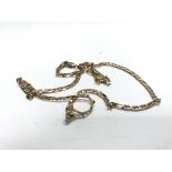 A 9ct gold chain, approx 17g, 21Ó.