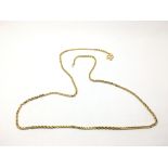 An 18ct gold Chinese chain, approx 19g.
