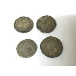 Four rate Silver coins circa 683-900AD Dirharn or