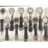 Another tray of ten new mixed Jeff Banks watches.