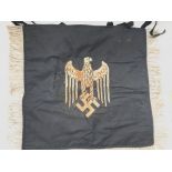 WW2 German 3rd Reich Trumpet Banner.