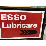 2 Esso signs, 1 for Esso Petrol garage 127 x 34.5c