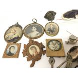 A collection of miniature some late 19th century c