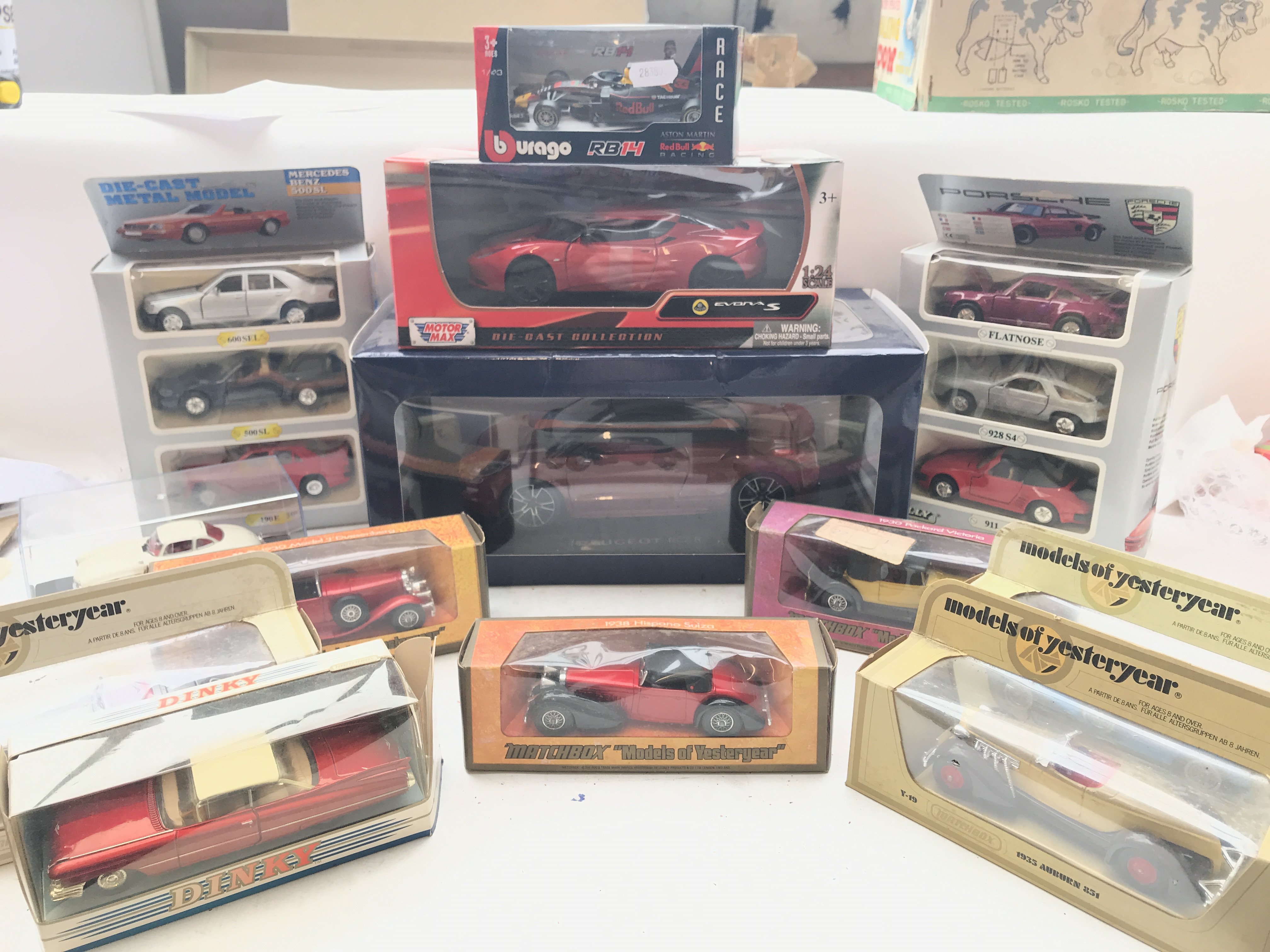 A Collection of Matchbox Models of yester year, an