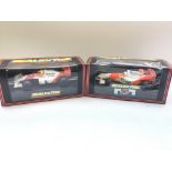 2 x boxed Scalextric McLaren Cars, 1Honda and the