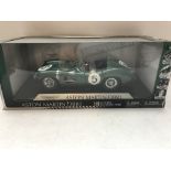 A Boxed Shelby Aston Martin DBR1 boxed scale 1:18