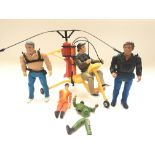 The A-Team figures and Giro copter including Face,