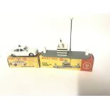 A Dinky motorway Police car #269 and a Police Cont