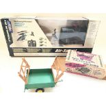 A Britain's Tip-Up Trailer #9550 boxed and a r/ c