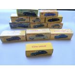 A Collection of Atlas Dinky cars. All boxed.