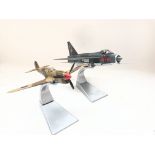 A Corgi P40 Kittyhawk "ET953" #US35207 and a EE li