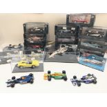 A Collection of F-1 cars and others, including Ony