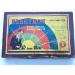 A Meccano Elektron Electrical Experiments kit #1 boxed with manual (not original cover)