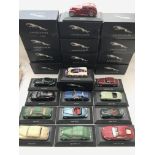 A Collection of Atlas Jaguar model cards boxed.
