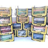 A collection of Corgi busses(15)